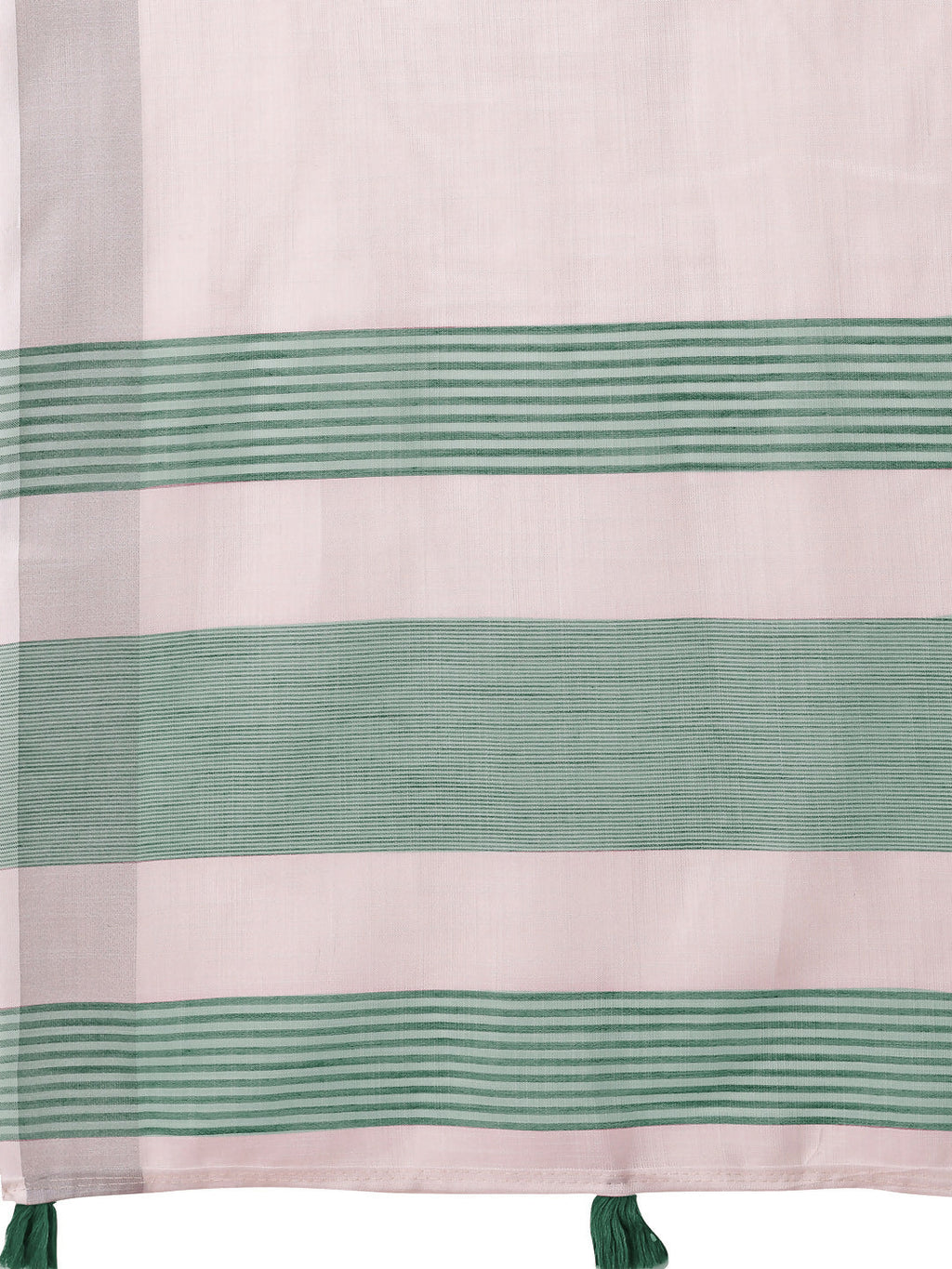 Shree Shyam Fashion The White Loom White Linen Cotton Saree