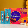 Pearl & Lumba Rakhi With Celebrations Combo