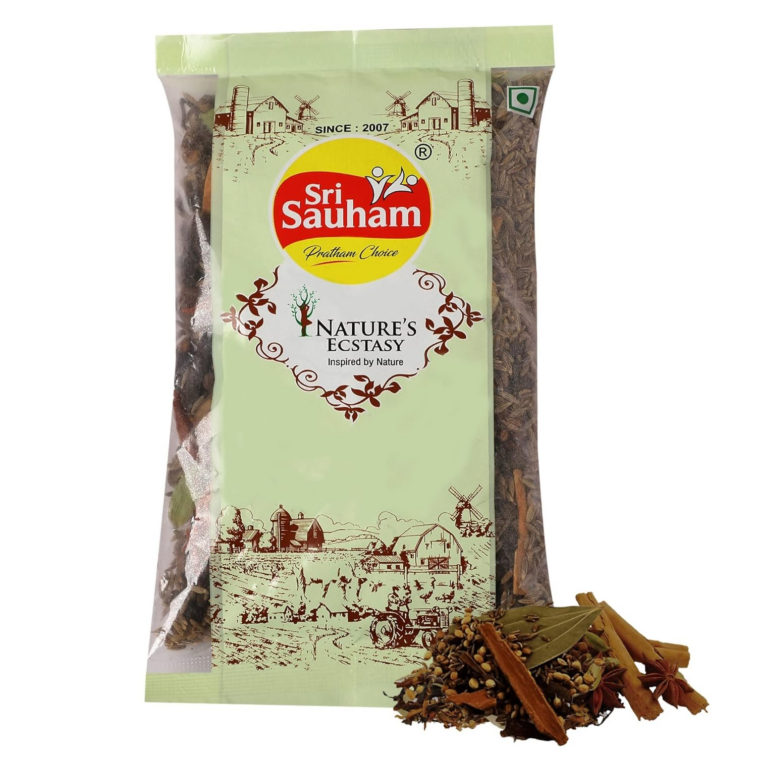 Sri Sauham Premium Sabut Garam Masala