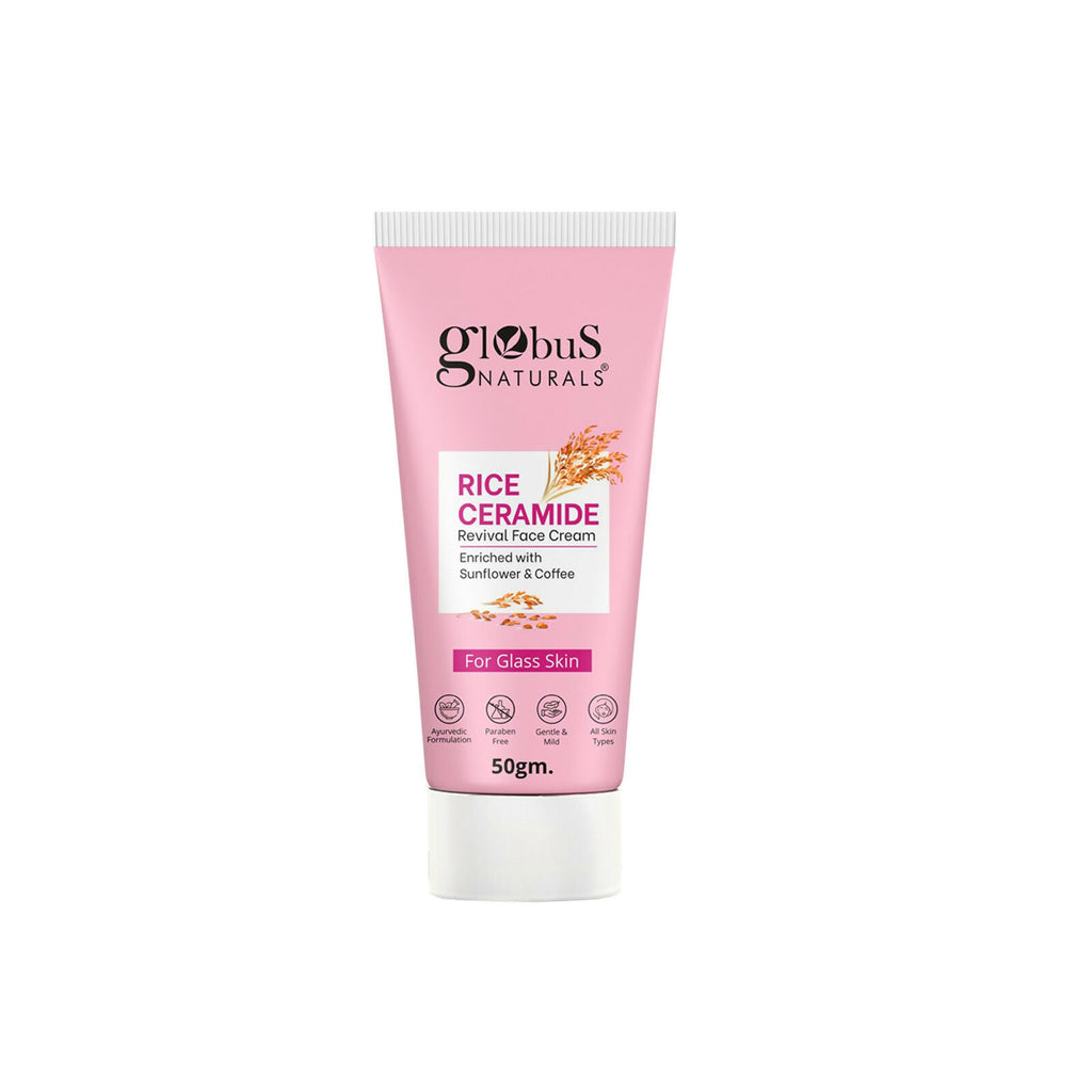 Globus Naturals Rice Ceramide Revival Face Cream - Distacart
