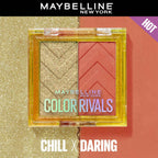 Maybelline New York Color Rivals Longwear Eyeshadow Duo - Chill X Daring