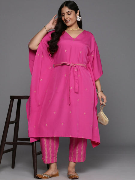 Ahalyaa Women's Traditional wear Kurta Set - Pink