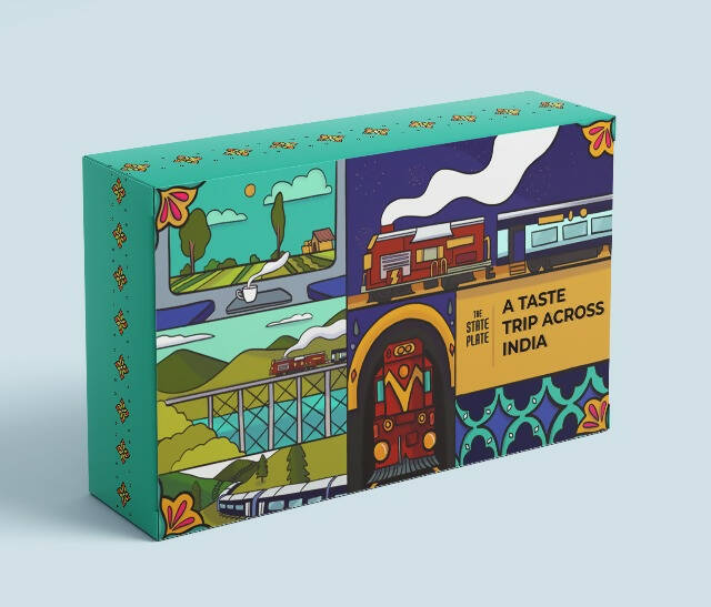 The State Plate Diwali Premium Gift Box - A Taste Trip Across India - Distacart