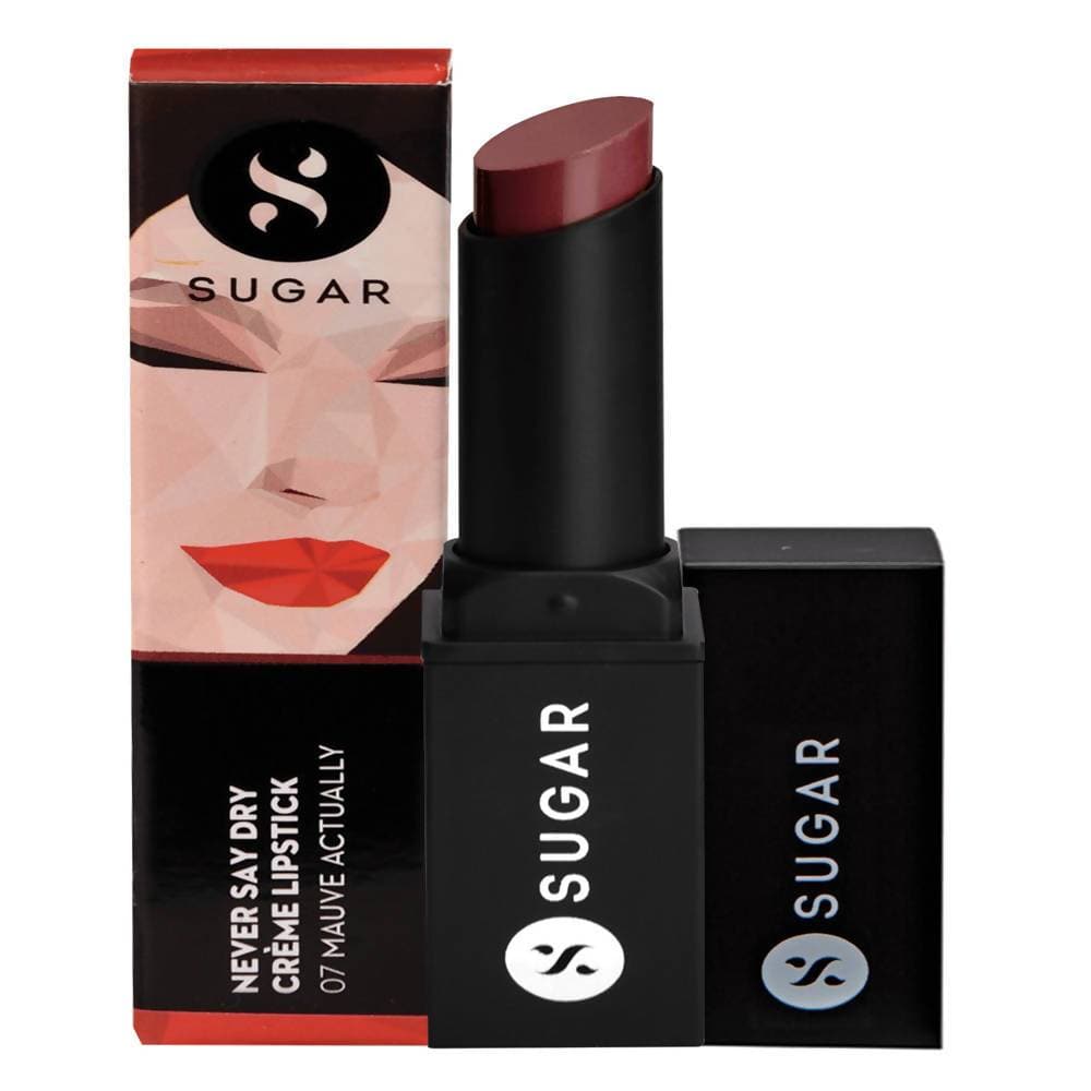 Sugar Never Say Dry Creme Lipstick - Mauve Actually (Deep Mauve)