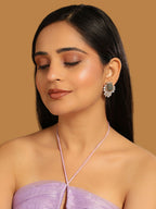 Nuyug 22K Gold Plated Labradorite Stone Contemporary Stud Earrings - Distacart