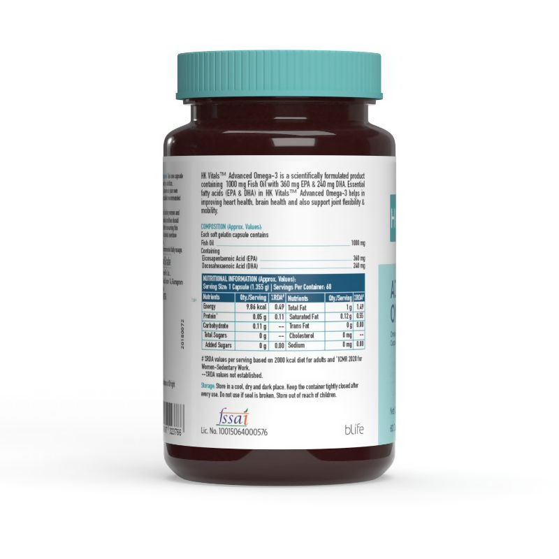 HK Vitals Advanced Omega-3 Capsules - Distacart