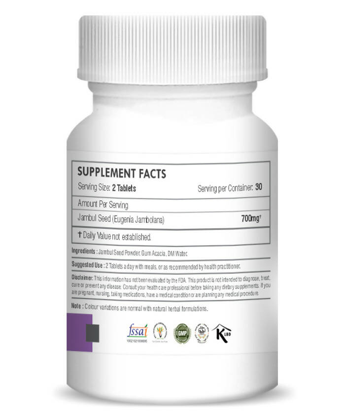 H&C Herbal Jambul Seed Tablets - Distacart