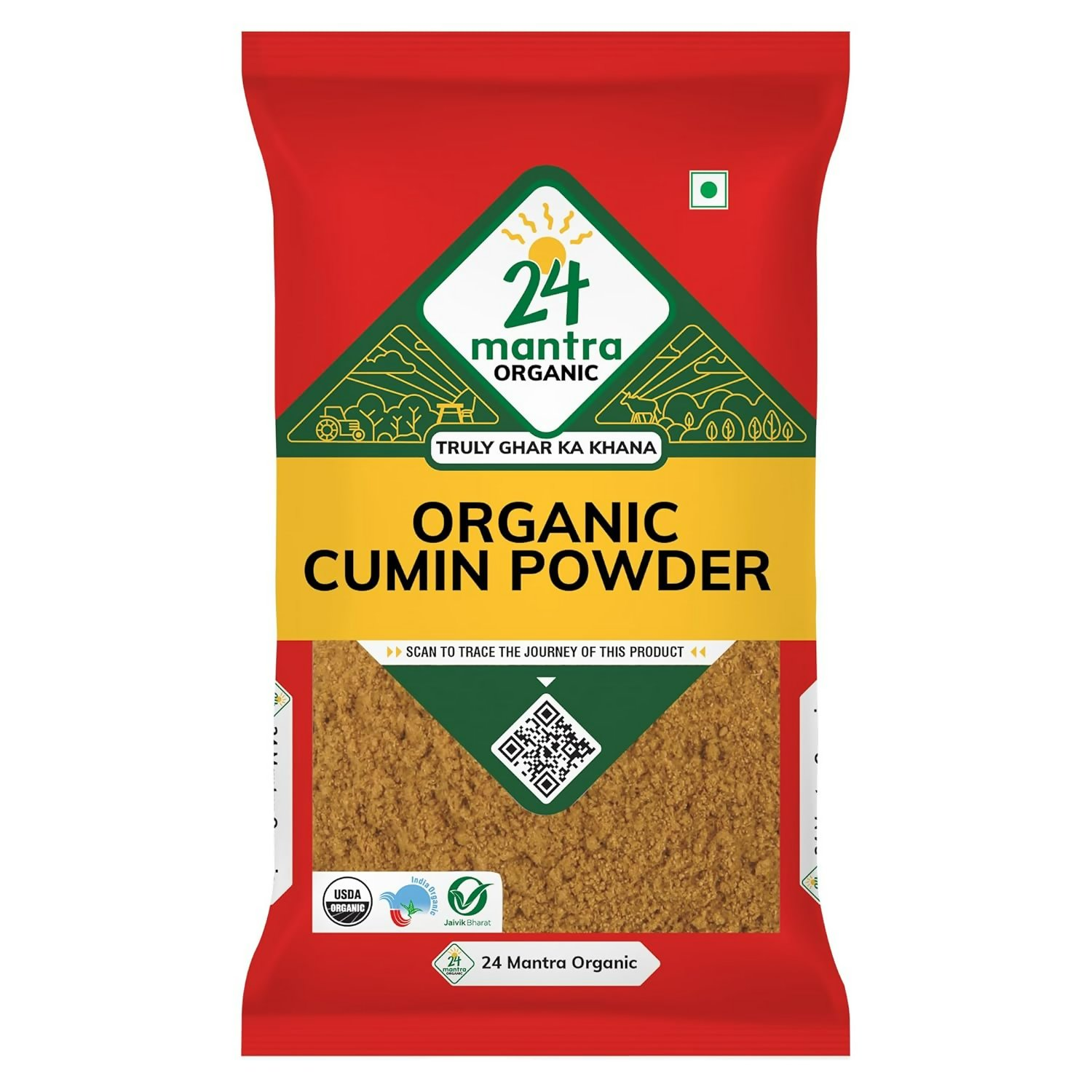 24 Mantra Organic Cumin Powder/Zeera Powder/Jeelakarra - Distacart