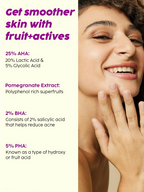 PLIX The Plant Fix Pomegranate Peeling Potion with 25% AHA + 2% BHA + 5% PHA
