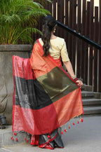 Beatitude Multicolor Tissue Silk Saree