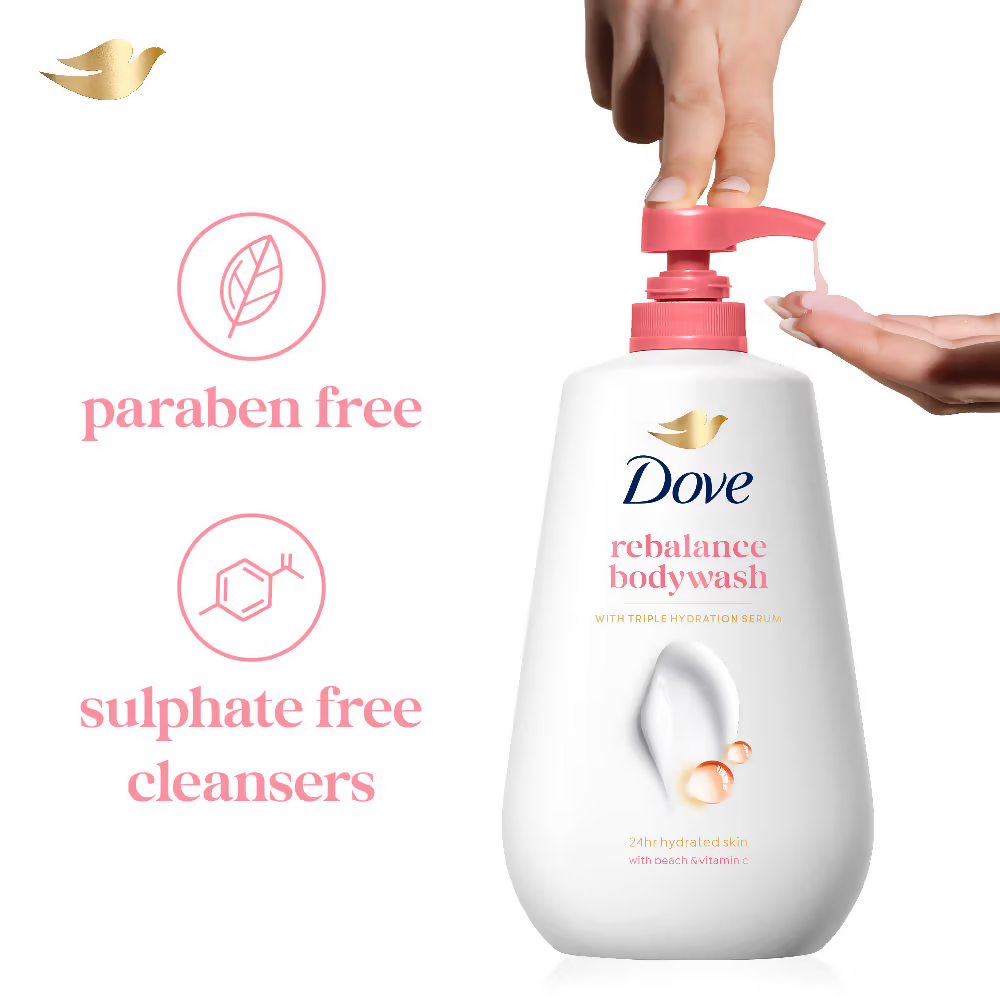 Dove Revitalizing Body Wash With Scented Peach And Vitamin C