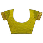 Joban Fashion Lime Green Butti Woven Soft Lichi Silk Paithani Saree - Distacart