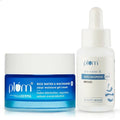 Plum Niacinamide Serum & Moisturizer Duo With Rice Water - Fades Blemishes, Hydrates & Brighten Skin