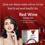 Globus Naturals Anti-Ageing Red Wine 6 Step Facial Kit - Distacart