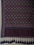 Suta Purple Polka Dots Pure Cotton Saree - Distacart