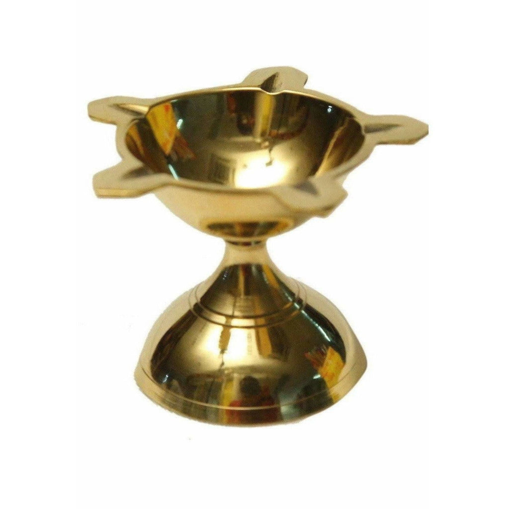 Diya Lamp Oil Stand (Small Size) / Deepam Kundulu (Small Size) - Distacart