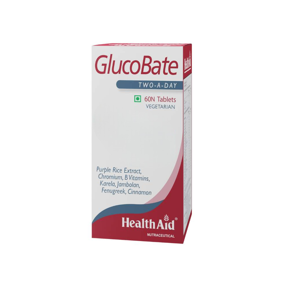 HealthAid GlucoBate Tablets - Distacart