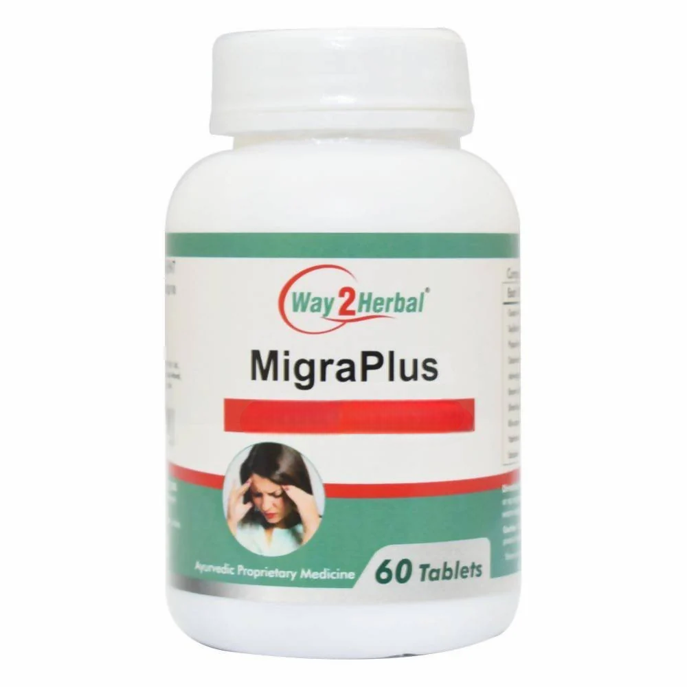 Way2herbal Migra Plus Tablets - Distacart