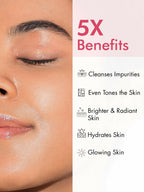 mCaffeine Clear Glow 1% Kojic Acid Daily Brightening Face Wash For Dark Spots & Pigmentation