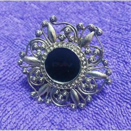 MS Fashion India Women Artificial Jewellery Designed Black Ring