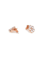 stone stud (Rose gold) - Ruby Raang - Distacart