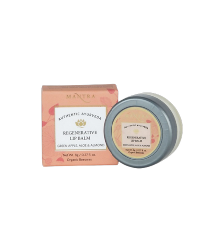 Mantra Herbal Regenerative Lip Balm Green Apple, Aloe & Almond