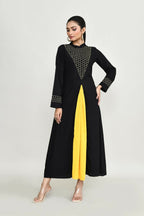 Joban Fashion Black Rayon Kurta Set