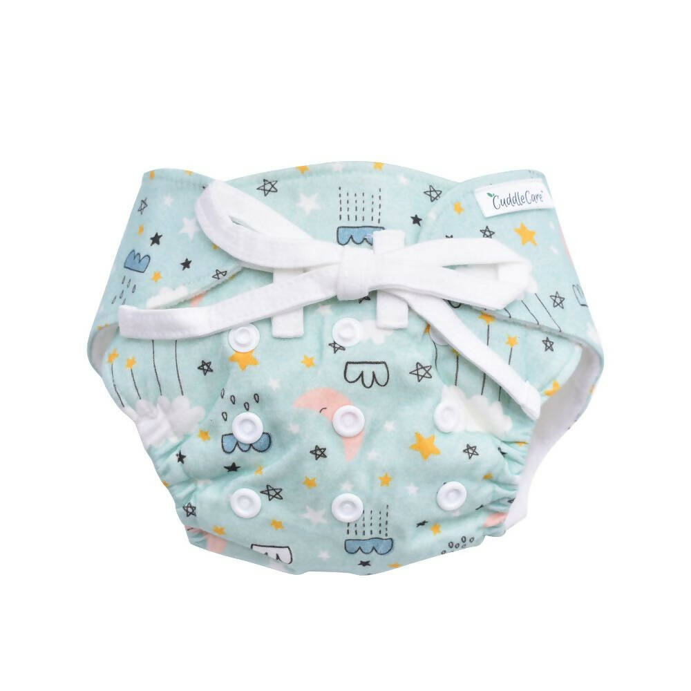 Cuddle Care MoonPie New Born Baby Diapers (Pack of 2)