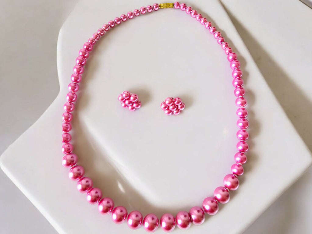 Inhanns Spectrum Everyday Pearl Sets - Single Strand - Pink