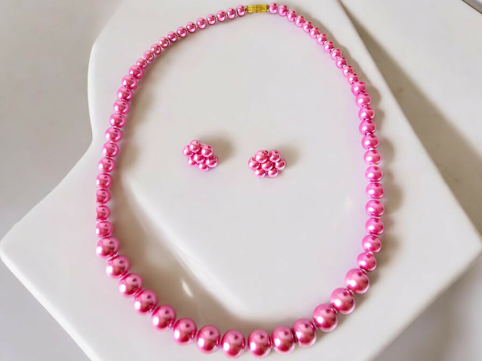 Inhanns Spectrum Everyday Pearl Sets - Single Strand - Pink