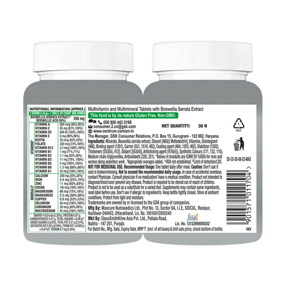 Centrum Adult 50+ Supports Overall Health Tablets - Distacart