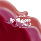 Ruby's Organics Lip Oil Gloss Minis Pack - Sunset