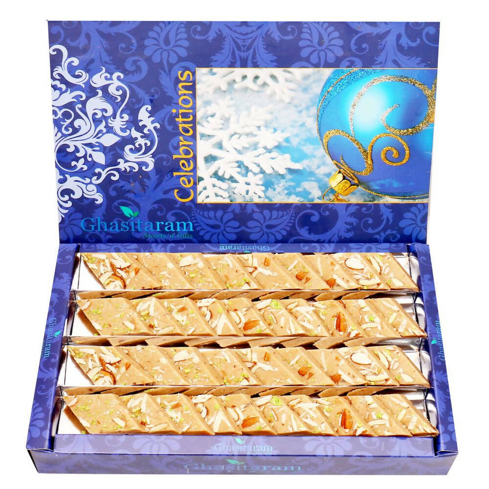 Ghasitaram Jaggery (Gud) Kaju Katli Sweets - Distacart