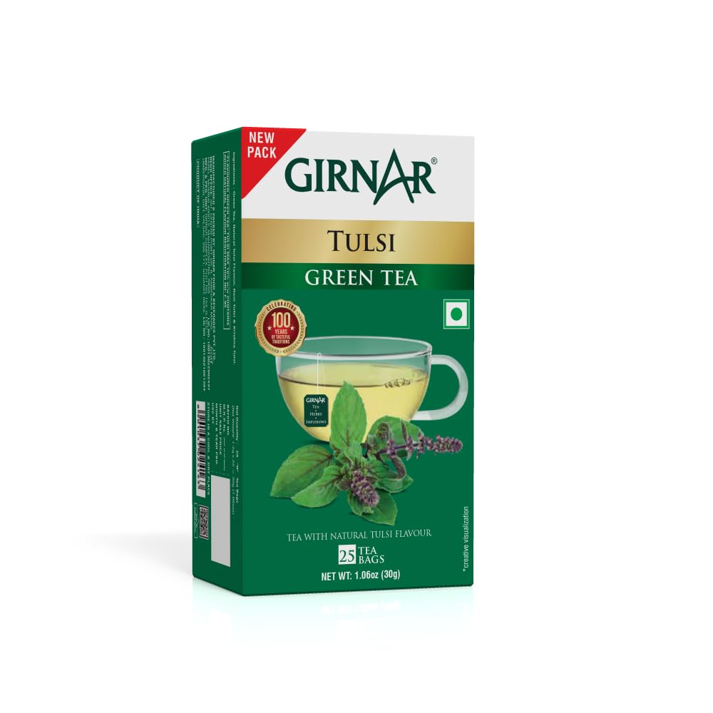 Girnar Green Tea with Tulsi - Distacart