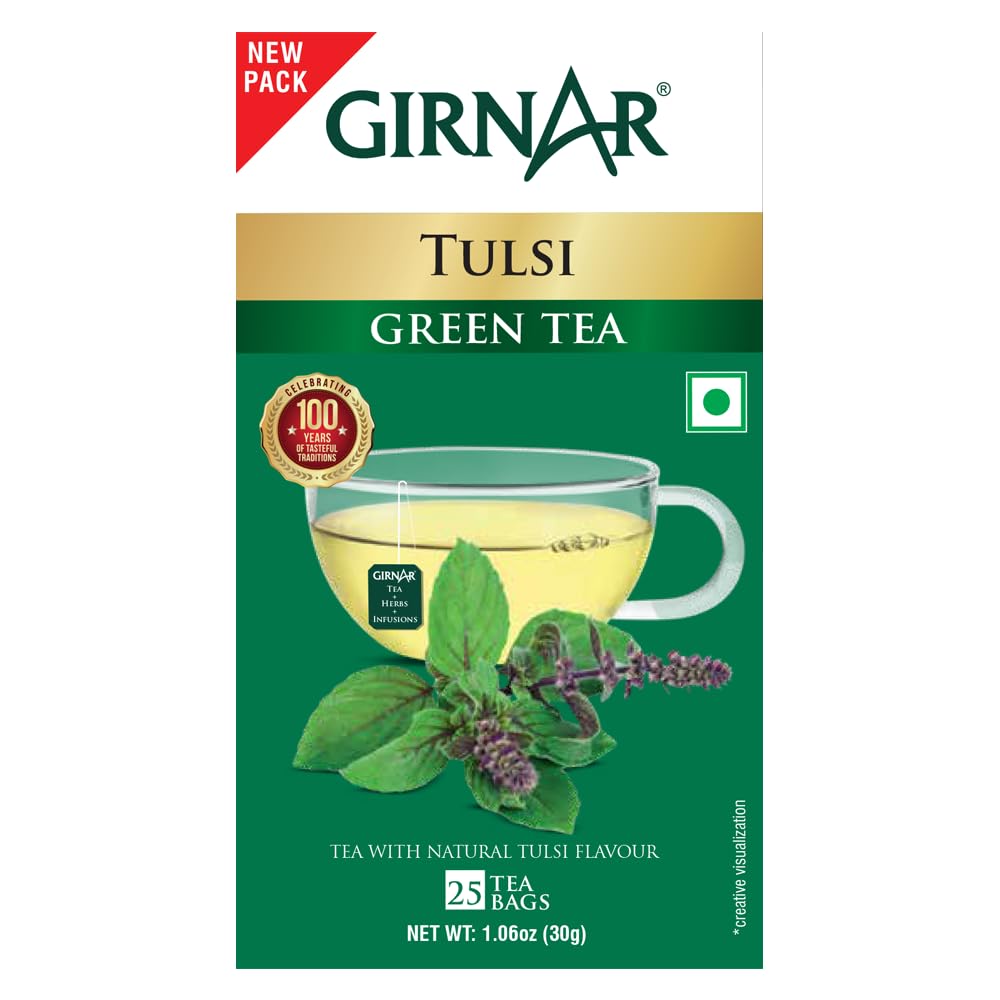 Girnar Green Tea with Tulsi - Distacart