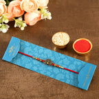 Beautiful Peacock Ethnic Rakhi & Soan Papdi - Distacart