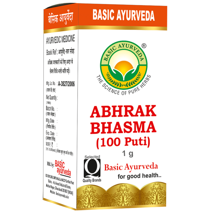 Basic Ayurveda Abhrak Bhasma (100 Puti) - Distacart