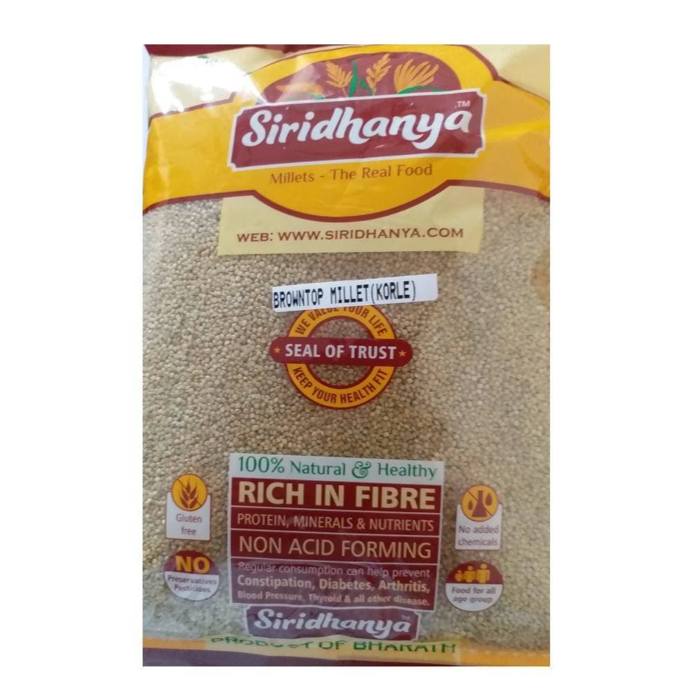 Siridhanya Browntop Millet (Korle) - Distacart