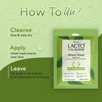Lacto Calamine Green Tea Face Sheet Mask - Distacart