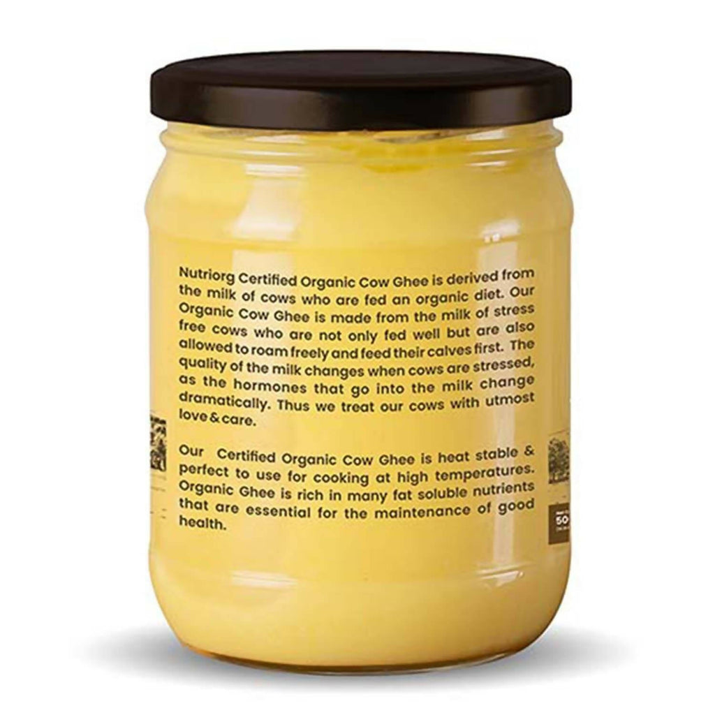 Nutriorg Certified Organic Cow Ghee - Distacart