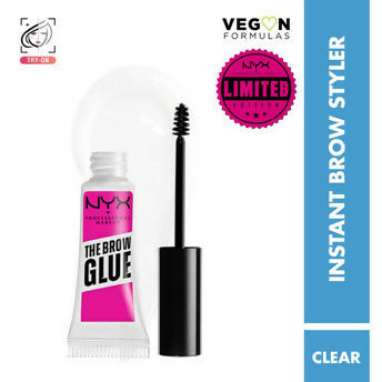 NYX Professional Makeup The Brow Glue Instant Long-Hold Eyebrow Styler - Clear