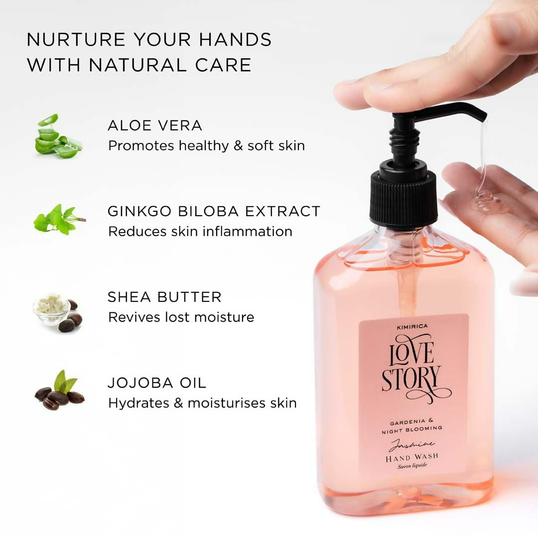Kimirica Hand Wash & Hand Lotion Duo set Kit with Metal Caddy