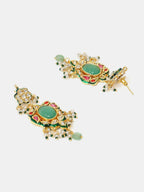 Ruby Raang Rajkumari Necklace With Earrings And Maang Tikka - Distacart