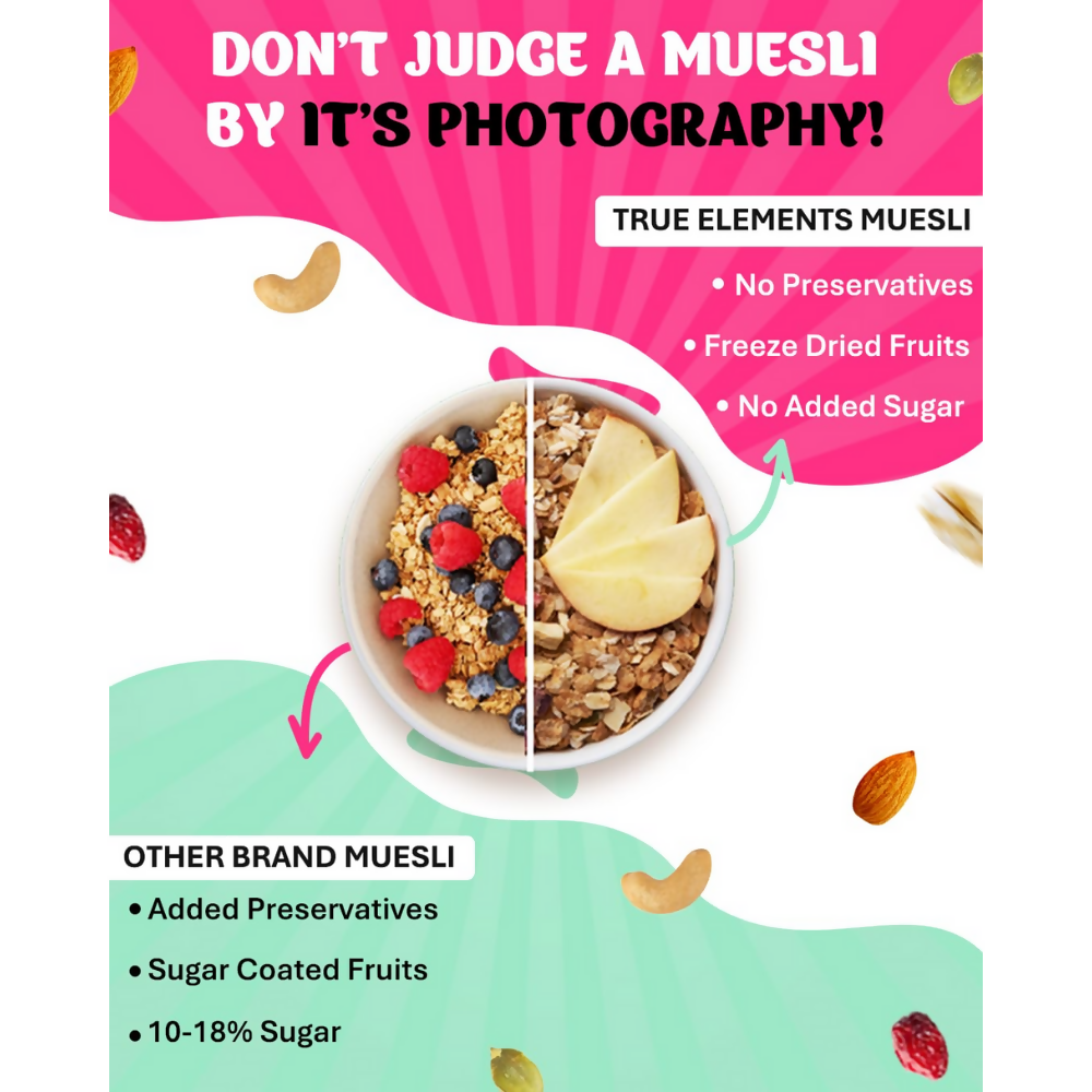 True Elements Muesli No Added Sugar