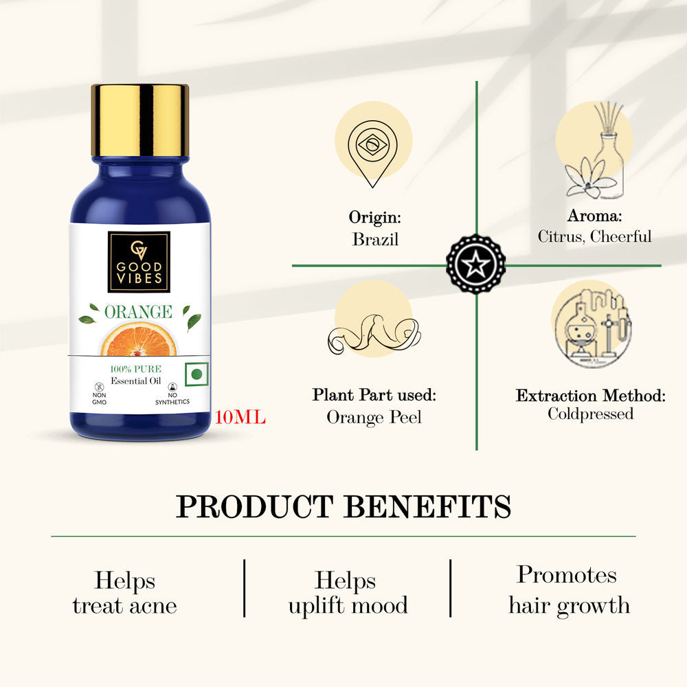Good Vibes Orange 100% Pure Essential Oil