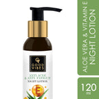 Good Vibes Aloe Vera + Vitamin E Anti - Acne Night Face Lotion