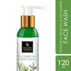Good Vibes Blackhead Removal + Anti-Ageing Face Wash - Tea Tree Oil + Holy Basil