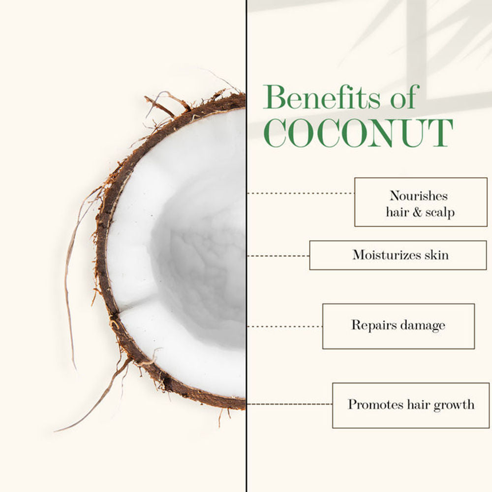 Good Vibes Coconut 100% Pure Cold Pressed Carrier Oil For Hair & Skin