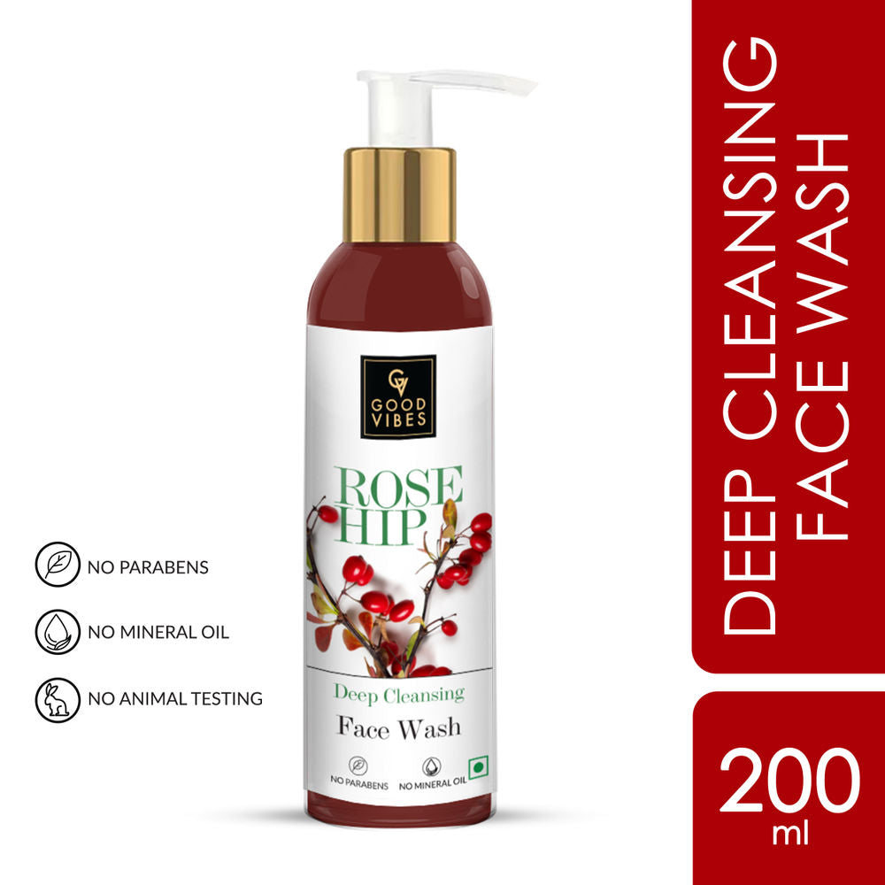 Good Vibes Rosehip Deep Cleansing Face Wash