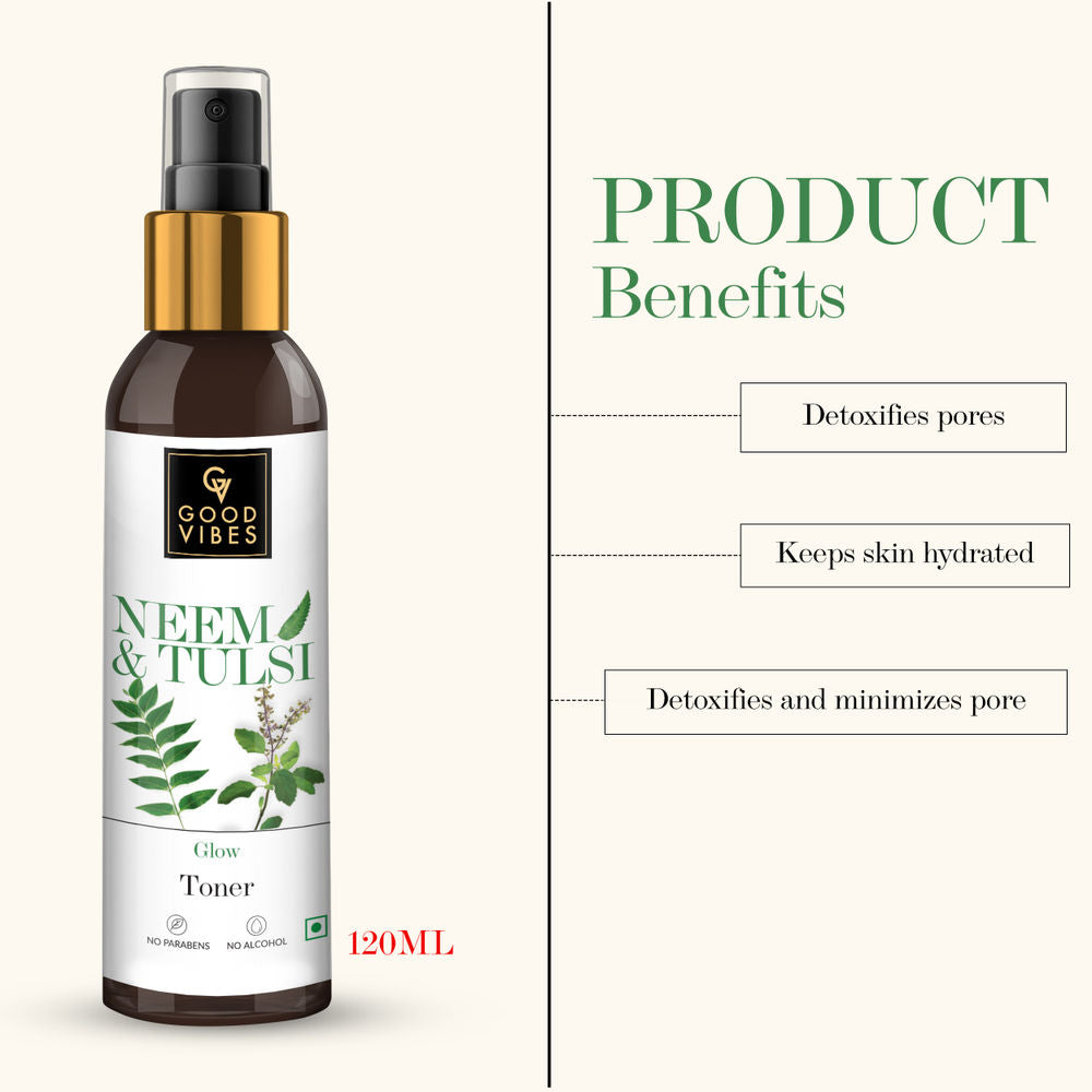 Good Vibes Neem & Tulsi Glow Toner